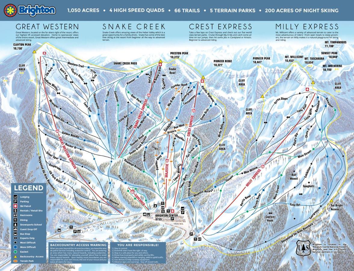 Powder Hound 1 Bedroom Brighton Chalet Екстериор снимка